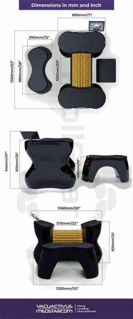 RollStar RollShaper technische Daten und Abmessungen